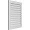 Ekena Millwork Vertical Surface Mount PVC Gable Vent: Non-Functional, w/ 3-1/2"W x 1"P Standard Frame, 28"W x 38"H GVPVE28X3801SN - alternate 5
